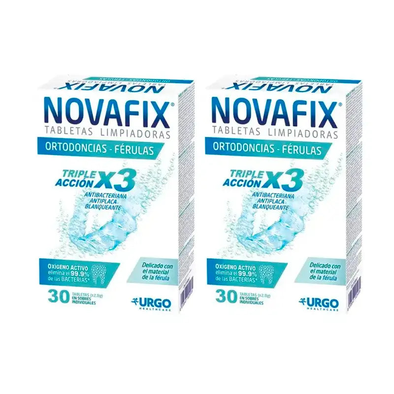 Novafix Kieferorthopädische Tabletten & Schienen, 2 x 30 Stück