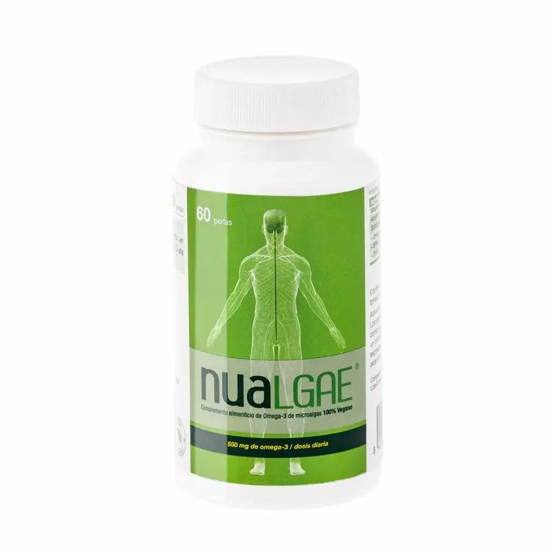 Nua Biological Nualgae Nahrungsergänzungsmittel, 60 Perlen