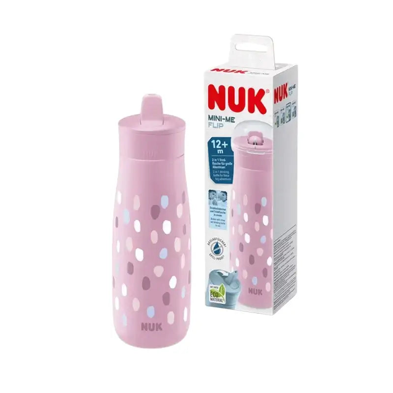 Nuk Mini-Me Flip-Flasche Lila , 450 ml