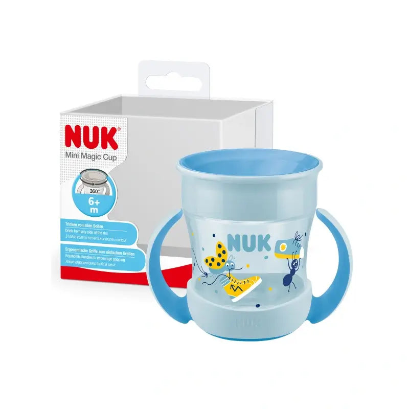 Nuk Mini Magic Cup Trinklernbecher ab 6 Monaten, blau, 160 ml