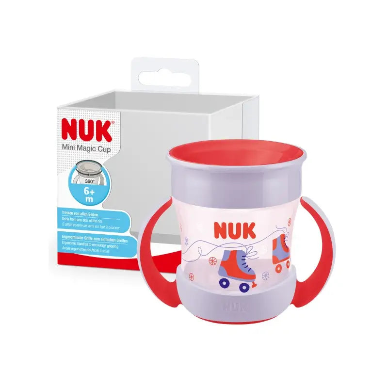 Nuk Mini Magic Cup Trinklernbecher ab 6 Monaten, rot, 160 ml