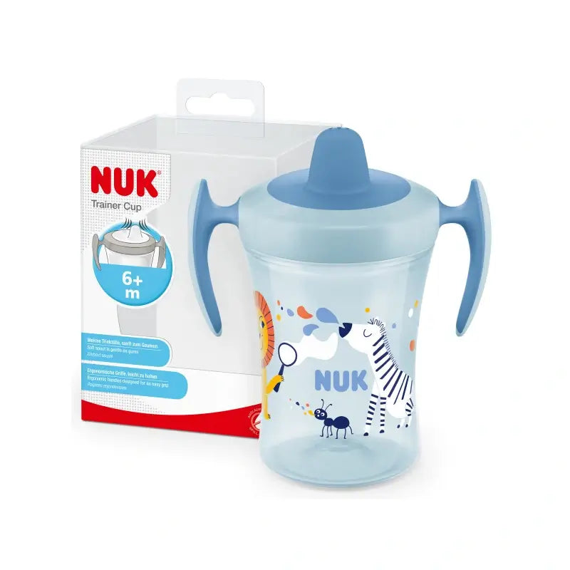 Nuk Trainer Cup Trinklernbecher ab 6 Monaten, blau, 230 ml
