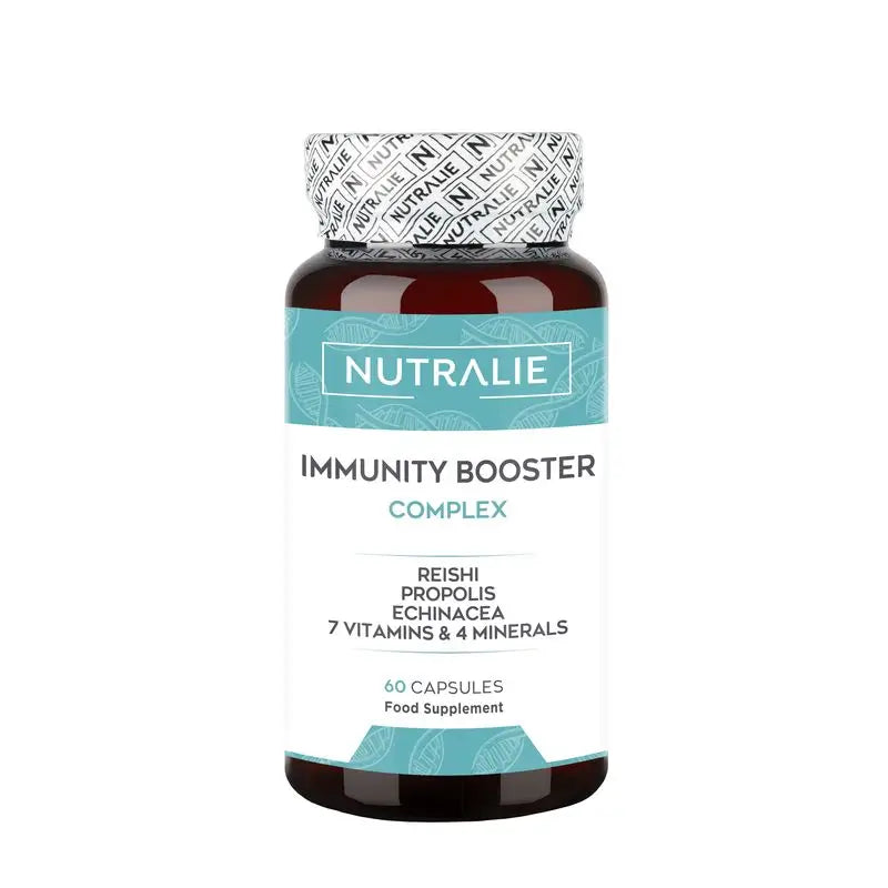 Nutralie Immunabwehr mit Vit A + C + Folsäure und Reishi Immunitätsverstärker, 60 Kapseln