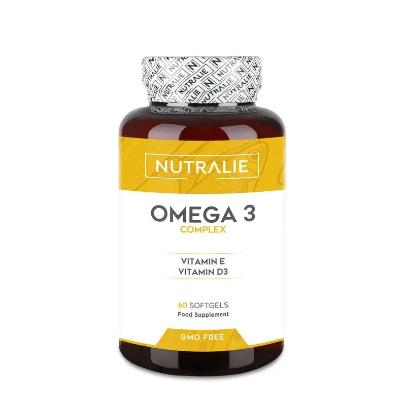 Nutalie Omega 3 Complex 2000mg EPA DHA mit Vitamin E + D, 60 Kapseln