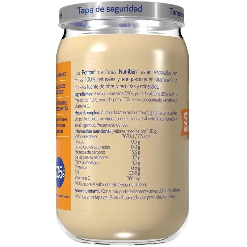 Nutribén Potito 4 Früchte, 235 g
