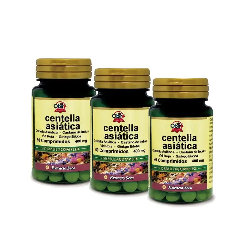 Obire Centella Asiatica Complex, Packung mit 3 x 60 Tabletten