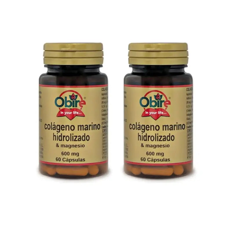 Obire Meereskollagen + Magnesium , 2X60 Kapseln