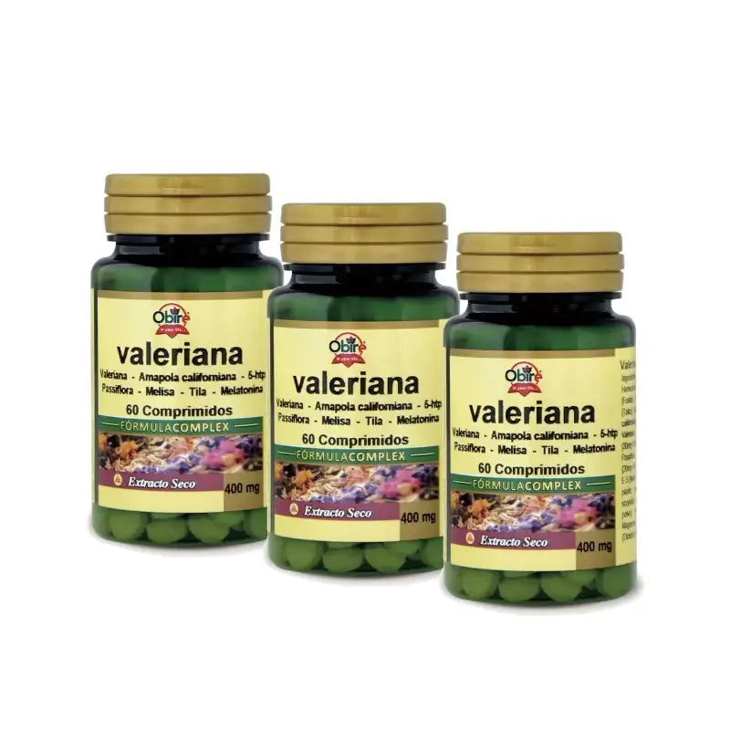 Obire Valeriana Complex, Packung mit 3 x 60 Tabletten