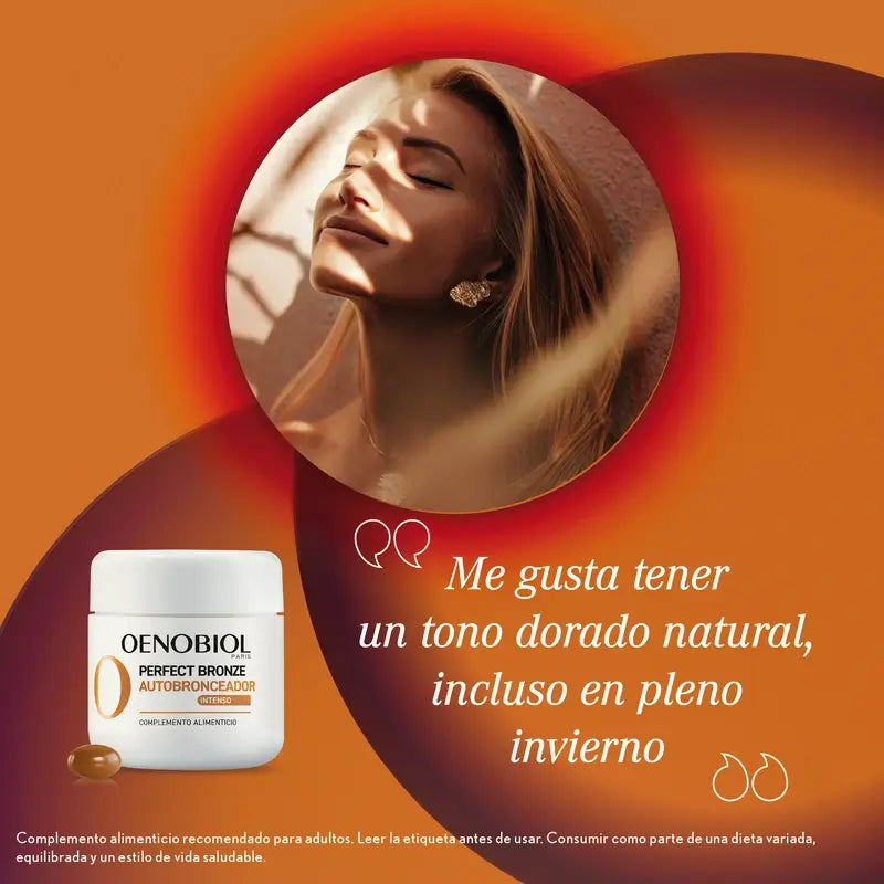 Oenobiol Perfect Bronze Golden Glow Selbstbräuner, 30 Kapseln