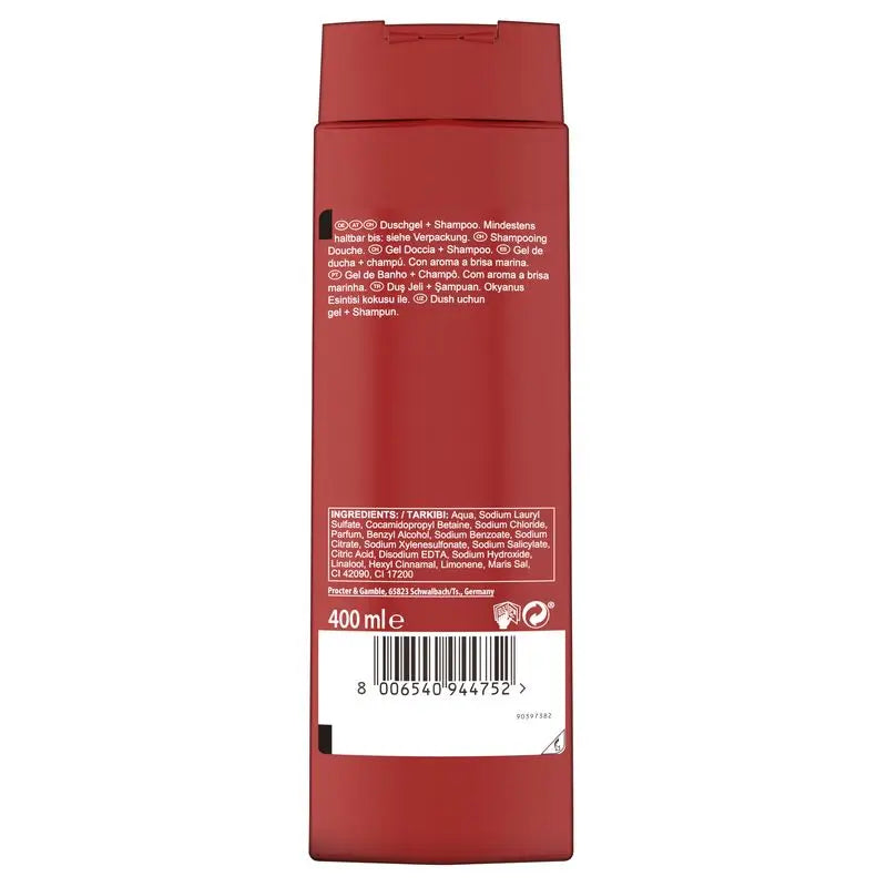Old Spice Tiefsee Duschgel & Shampoo 400Ml