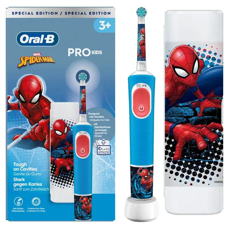 Oral-B Vitality Kids Box Wiederaufladbare Zahnbürste Spiderman