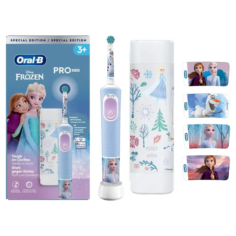 Oral-B Gefrorene Elektrische Zahnbürste + Etui