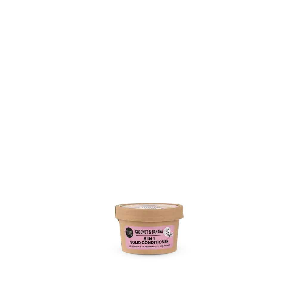 Organic Shop Banane & Kokosnuss 5 In 1 Feste Spülung , 60 gr