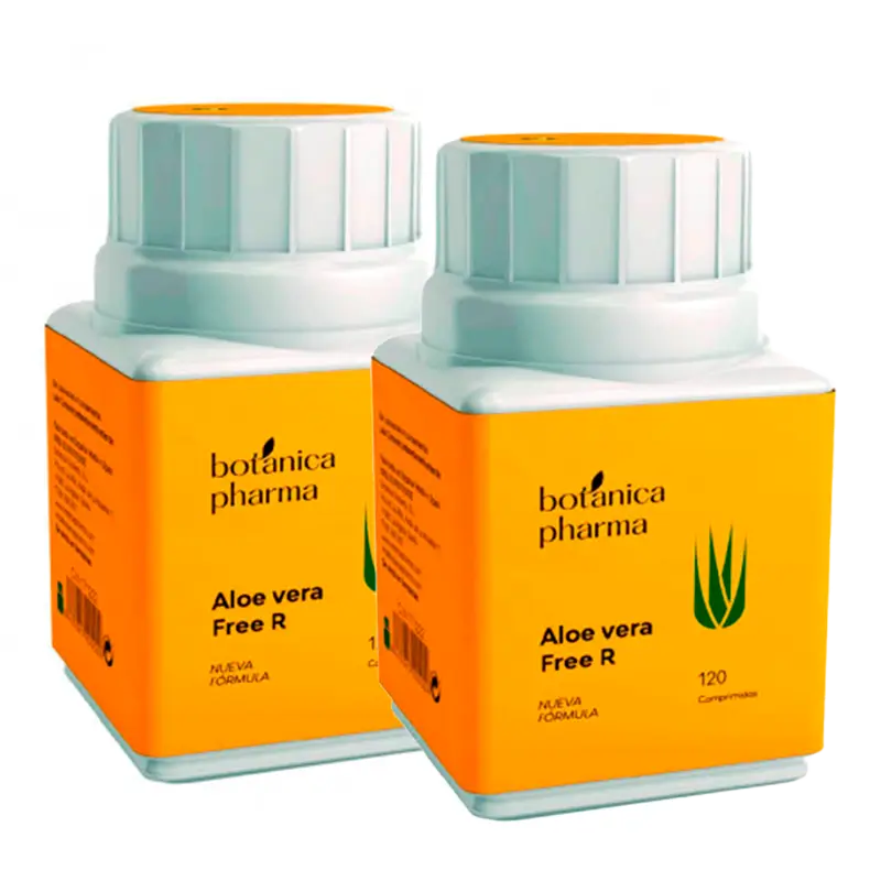 Botánicapharma Pack 2 Einheiten von Aloe Vera 120 Tabletten