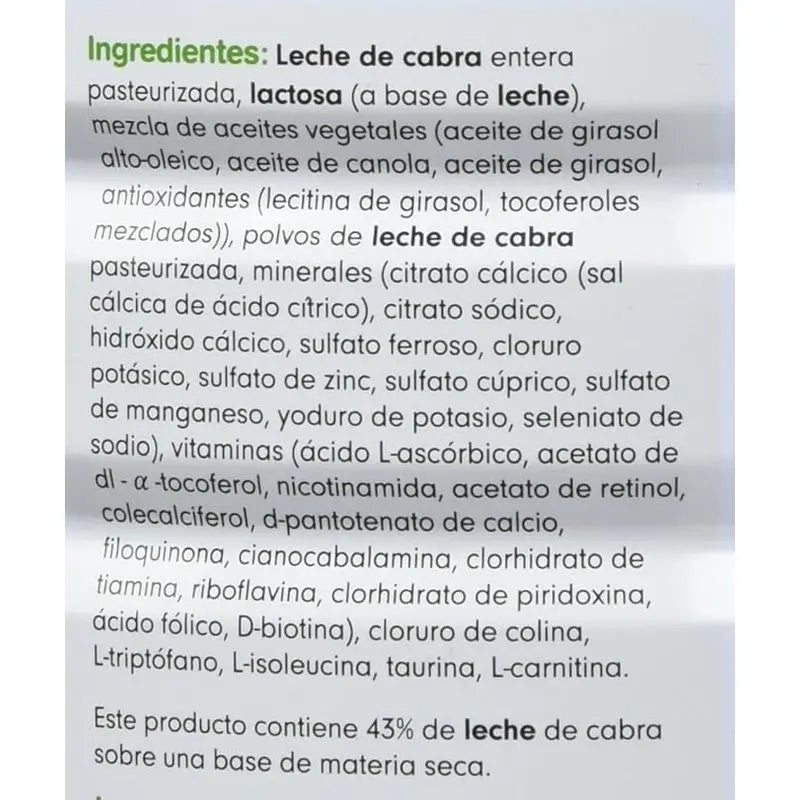 Capricare 1 Milch für Kleinkinder, Packung 2 X 800 gr
