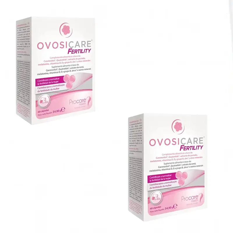 Ovosicare Fruchtbarkeit Nahrungsergänzungsmittel, Packung 2x60 Kapseln