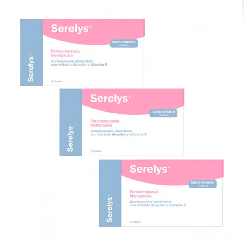 Serelys Perimenopause Menopause, Packung 3 x 30 Kapseln