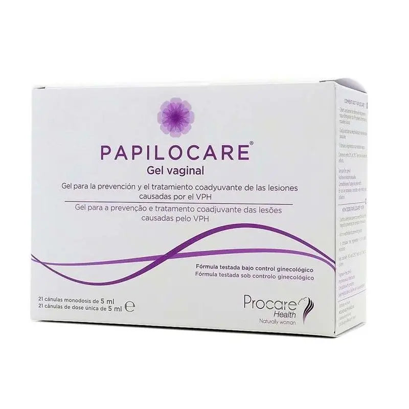 Papilocare Gel Vaginal 21 Cánulas De 5 Ml