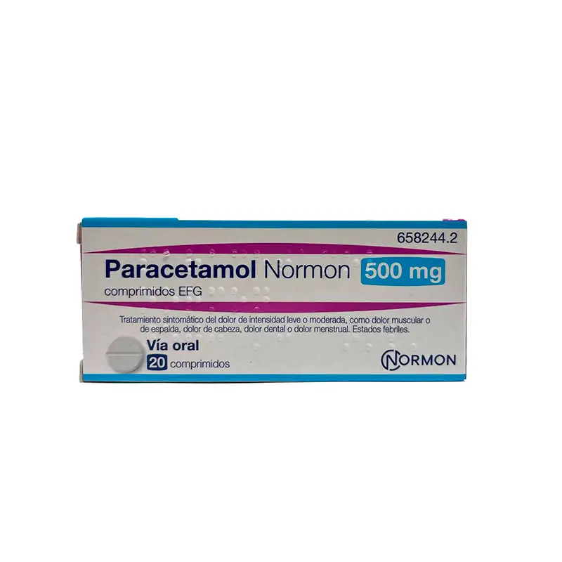 Paracetamol Normon EFG 500 mg, 20 Tabletten