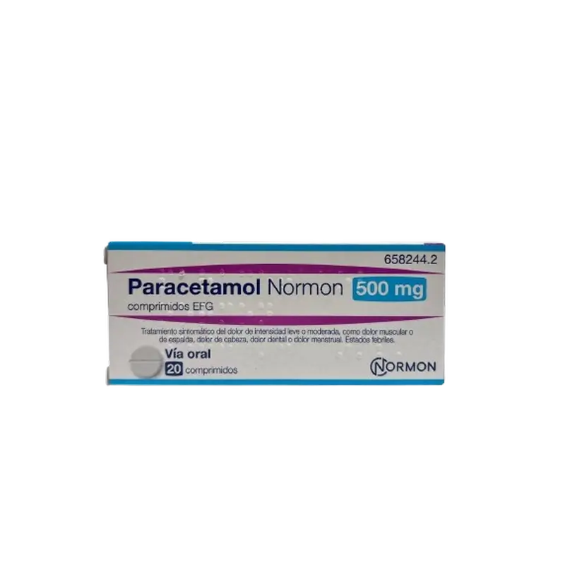 Paracetamol Normon Efg 650 mg 20 Tabletten