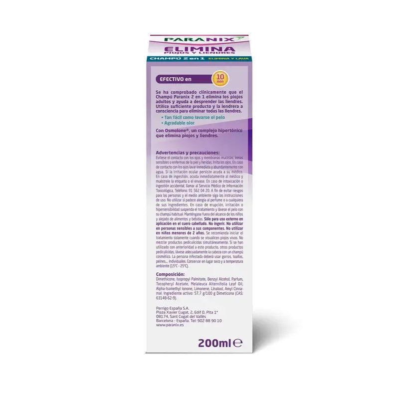 Paranix Eliminierendes Shampoo , 200 ml
