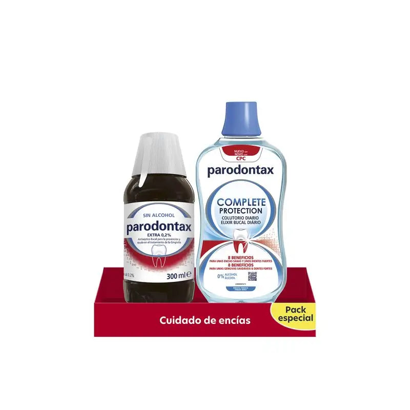 Parodontax Zahnfleischpflege-Pack (Antiseptikum + Mundwasser)