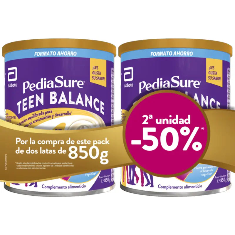 Pediasure-Packung Pediasure Teen Balance Vanille 2 x 850 g