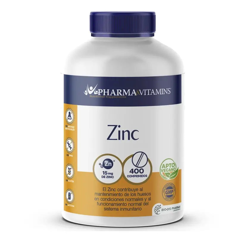 Pharma & Vitamine Zink 15 Mg. 400 Tabletten