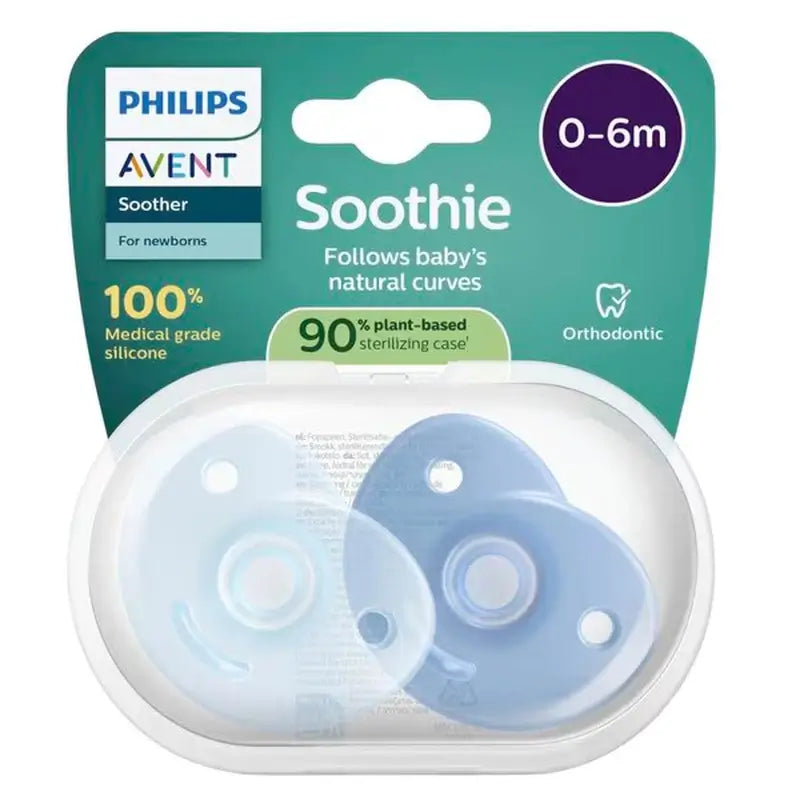 Philips Avent Soothie Soothing 2 Schnuller 0-6m Baby Junge