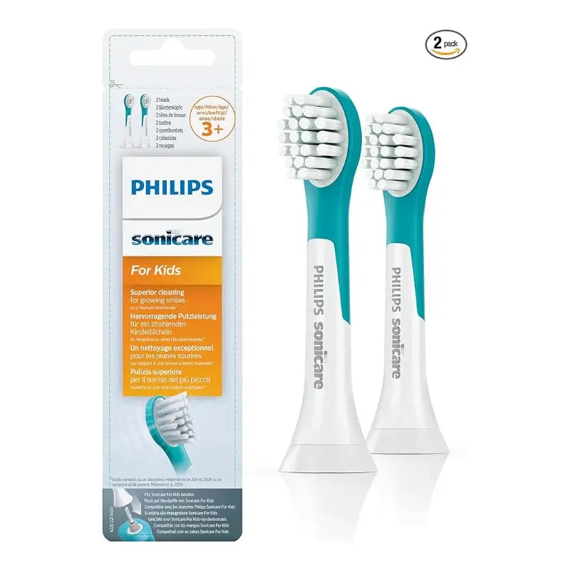 Philips Sonicare für Kinder Kompaktköpfe blau 4-7 Jahre, 2er-Pack