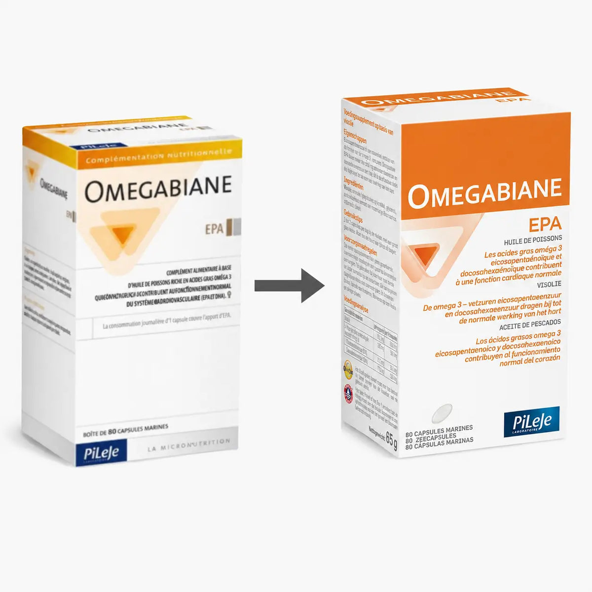 Pileje Omegabiane Omega 3-6-9 100 Kapseln