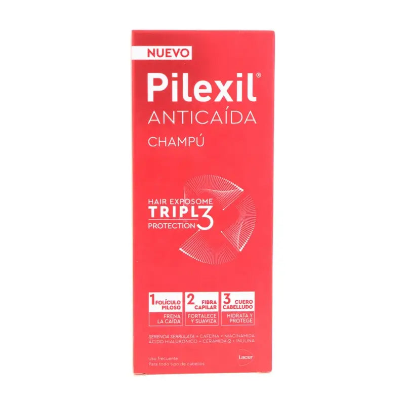 Pilexil Anti-Haarausfall Shampoo Dreifach-Schutz 275 Ml
