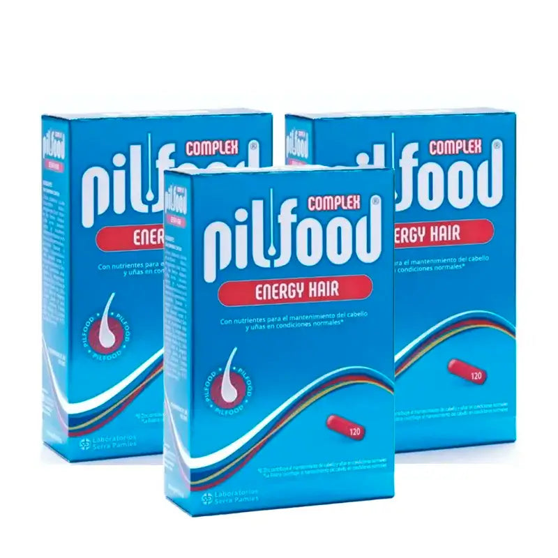 Pilfood Complex Haar- und Nagelnährstoffe, Packung 3 x 120 Tabletten