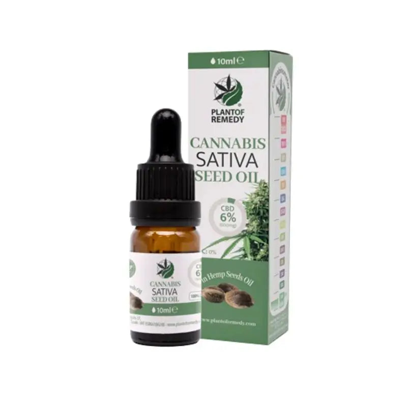 Pflanze von Heilmittel Cannabis Sativa Öl 6% CBD , 10 ml