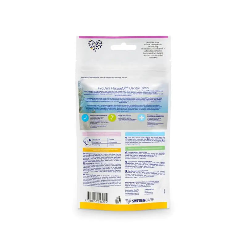 Plaqueoff Dental Croq Cat 60 gr, Snack für Katzen