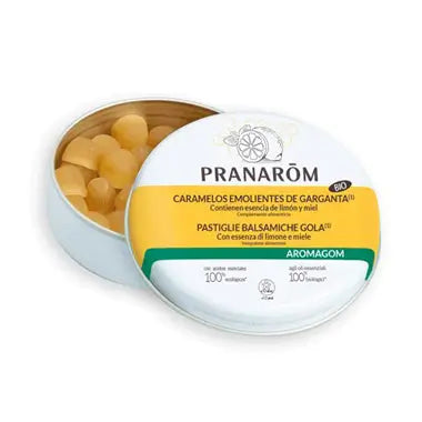 Pranarom Lemon & Honey Emollient Candies 45 gr