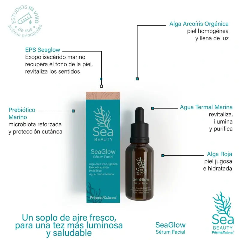 Prisma Natural Sea Beauty Seaglow Gesichtsserum, 30 ml
