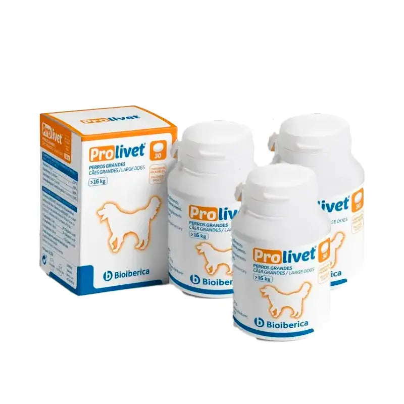 Prolivet Große Hunde, Packung 3 x 30 Tabletten