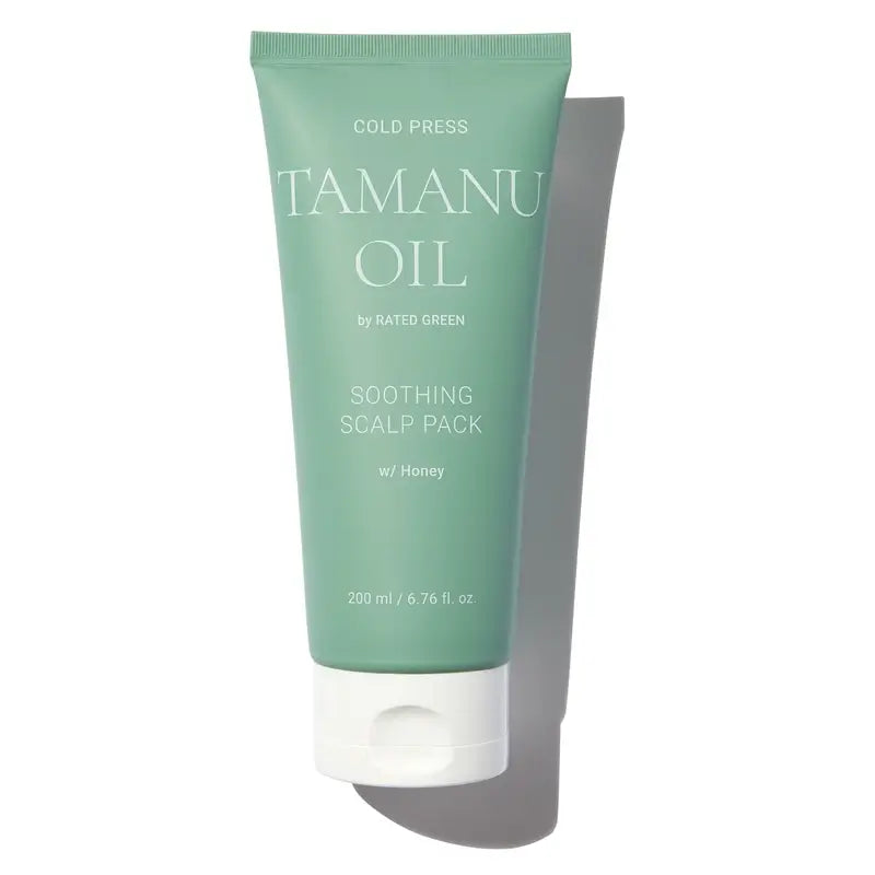Rated Green Cold Press Tamanu Oil Beruhigende Kopfhautpackung, 200 ml
