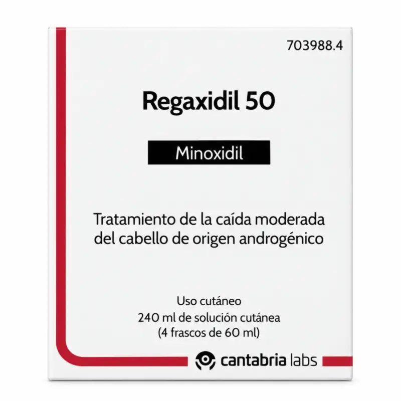 Regaxidil 50 mg/ml Minoxidil Hautlösung 4 Flaschen à 60 ml