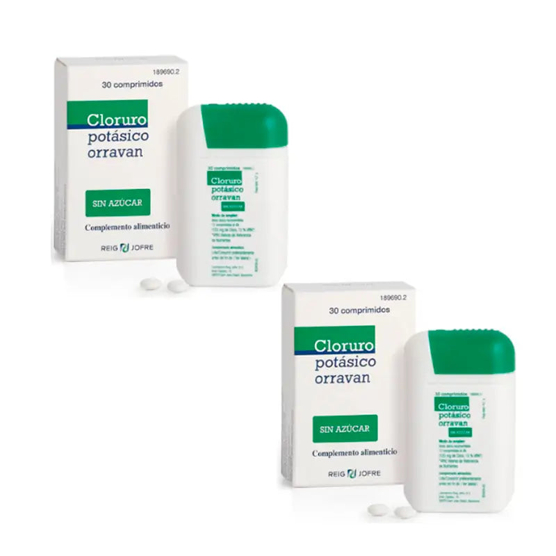 Reig Jofre Duplo Kaliumchlorid 2 x 30 Tabletten Mundtrockenheit