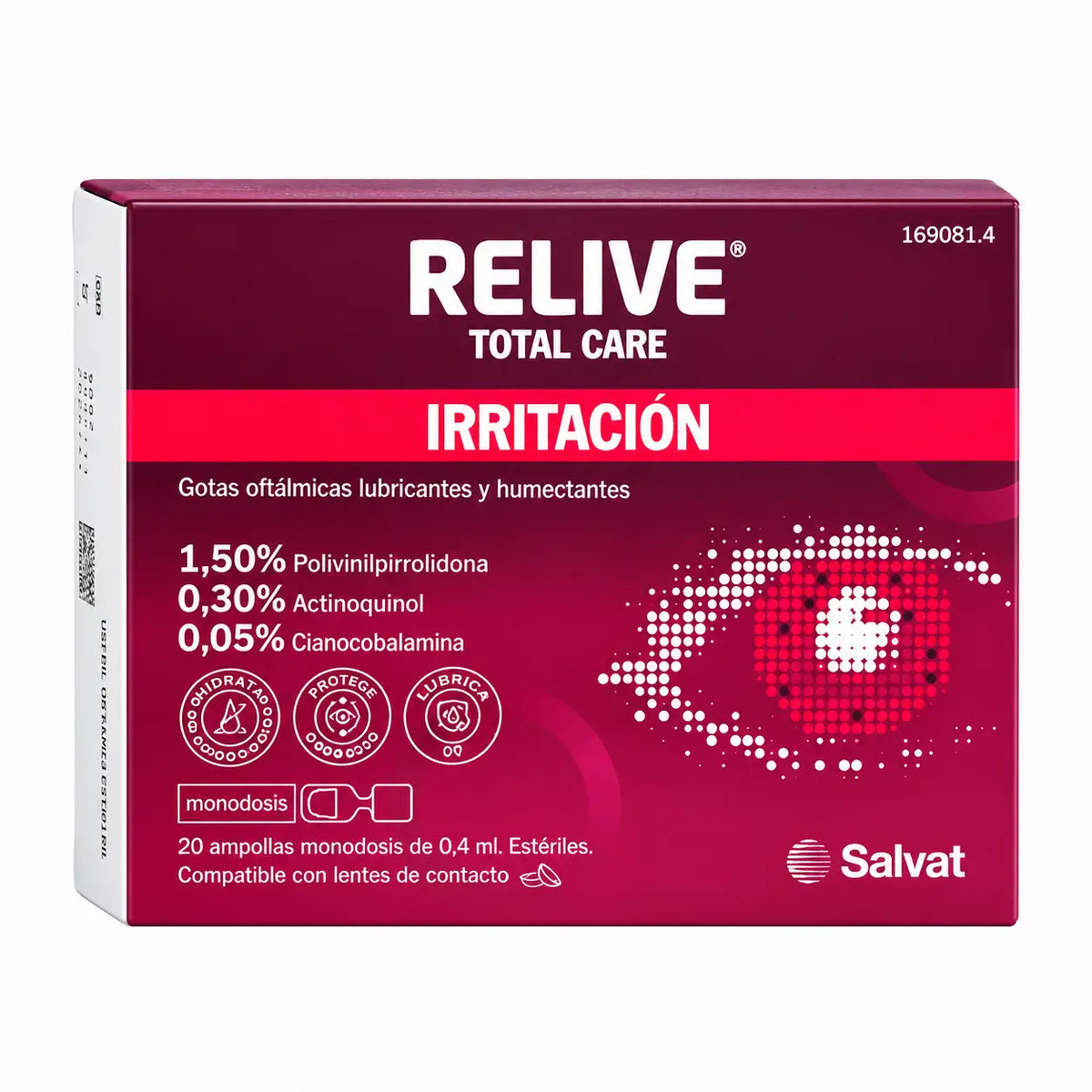 Relieve Total Care Augentropfen, steril, 20 Einzeldosen à 0,4 ml