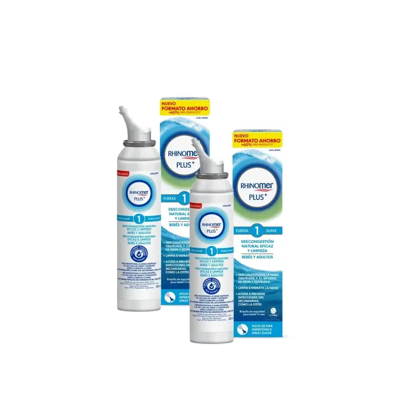 Rhinomer Plus+ F1 für Säuglinge und Erwachsene, 200 ml, 2er-Pack
