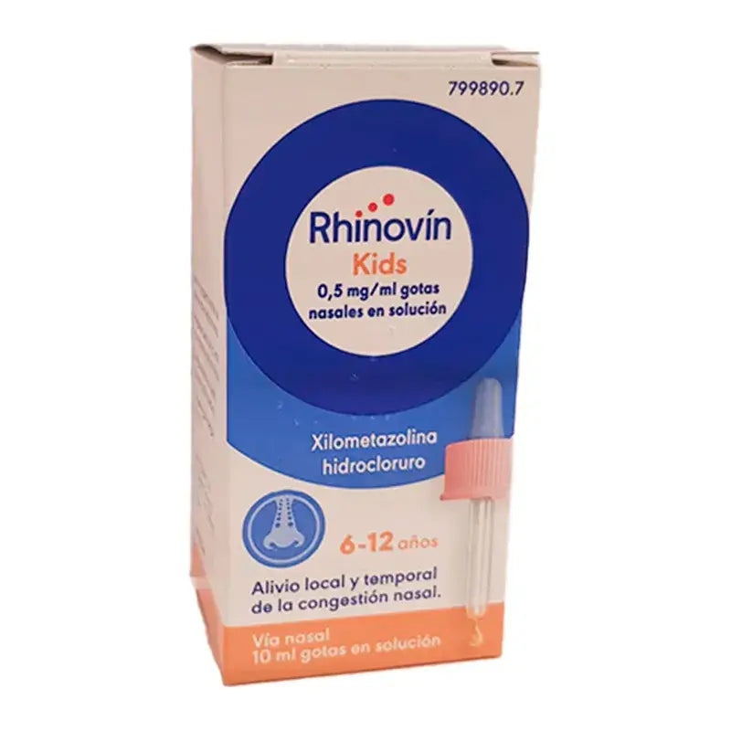 Rhinovin Infantil 0,5 mg/ml Nasentropfen Lösung 1 Flasche mit 10 ml