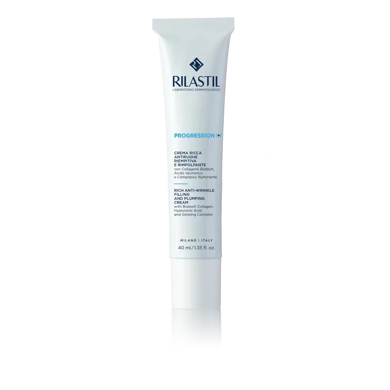 Rilastil Progression (+) Reichhaltige Anti-Falten-Creme , 40 ml