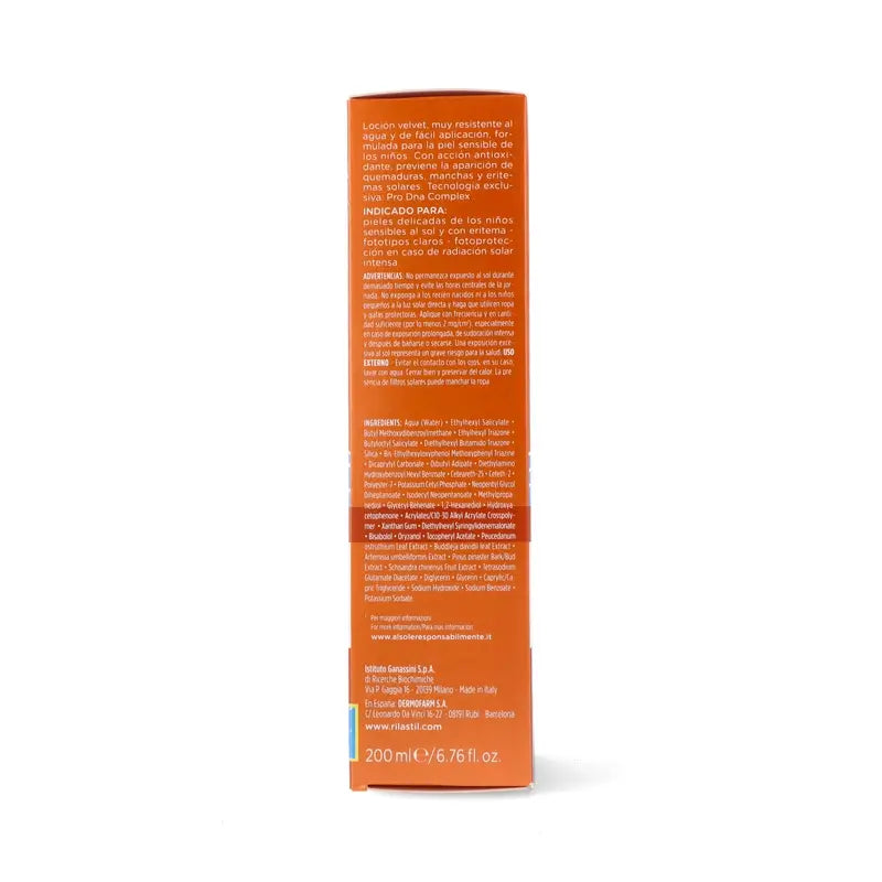 Rilastil Sun System SPF 50+ Babymilch Velluto 200 ml