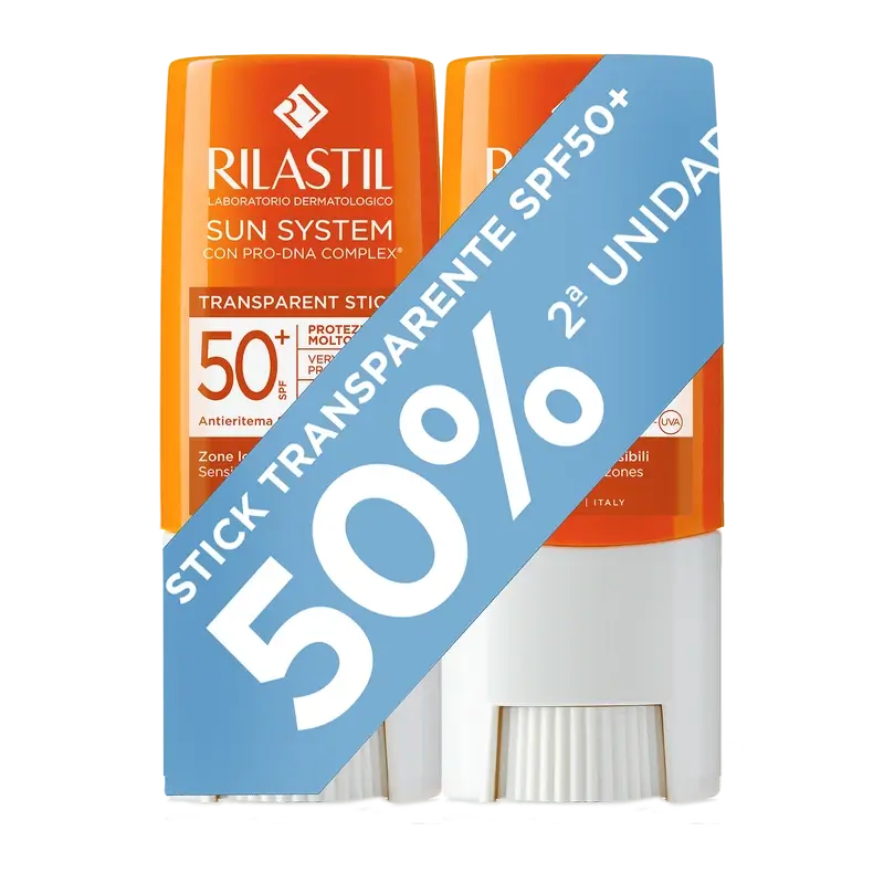 Rilastil Sun System Stick Spf50+ , Packung 2 x 8,5