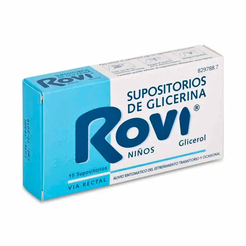 Rovi Glyzerin-Zäpfchen Kinder 1,375 G, 12 Zäpfchen