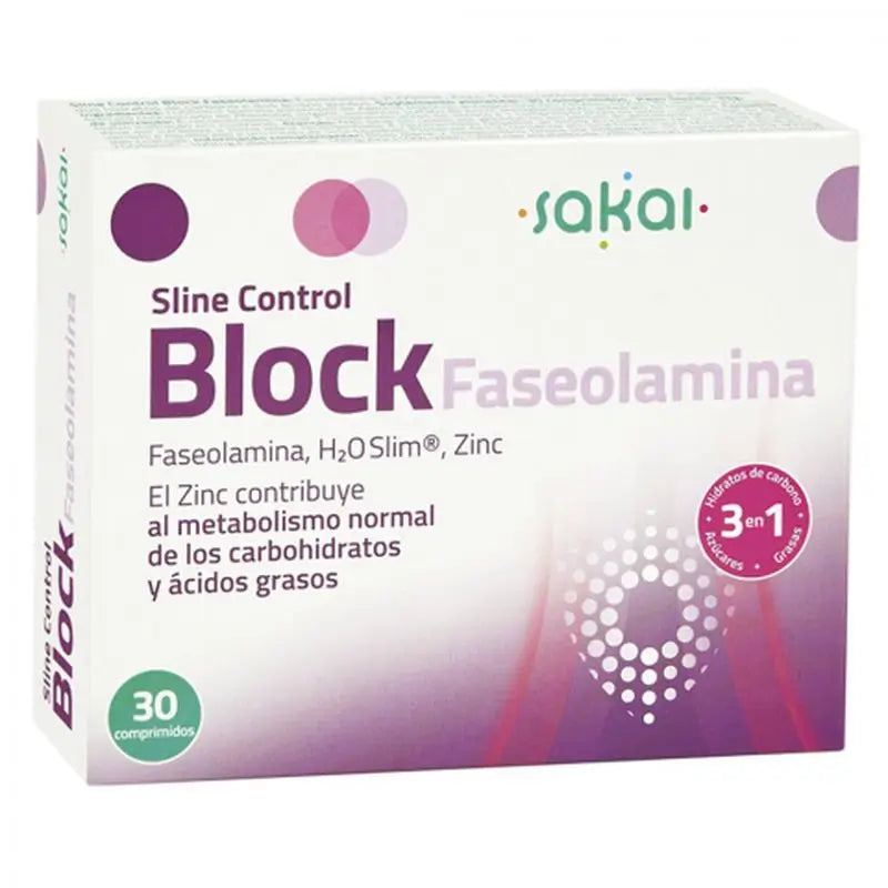 Sakai Sline Control Block Faseolamina , 30 comprimidos