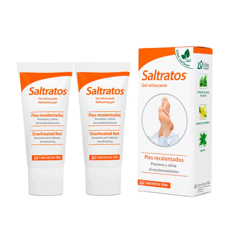 Saltratos Duplo Erfrischendes Gel, 2 X 50 ml
